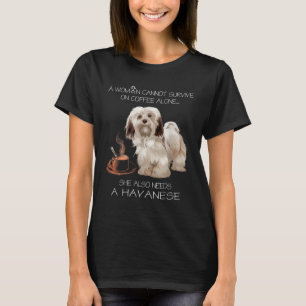 T-shirt Une Femme Ne Peut Pas Survivre Avec Le Café Seul
