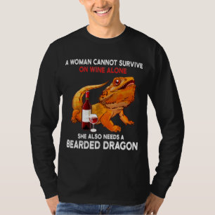 T-shirt Une Femme Ne Peut Pas Survivre Sur Le Vin Seul Un