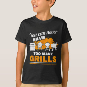 T-shirt Une fête de barbecue ne peut jamais avoir trop de