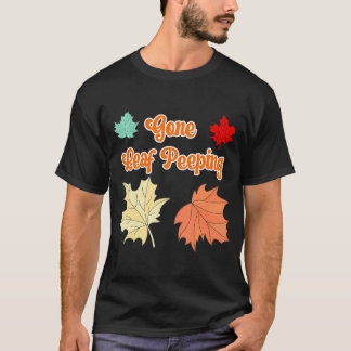 T-shirt Une feuille qui tombe drôle Feuilles d'automne