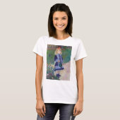 T-shirt Une fille avec une canne d'arrosage, Renoir (Devant entier)