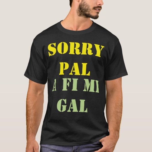 T-shirt Une fille de mi mi (Devant)