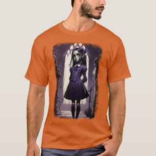 T-shirt Une fille mystérieuse pour l'art du mercredi d'Hal