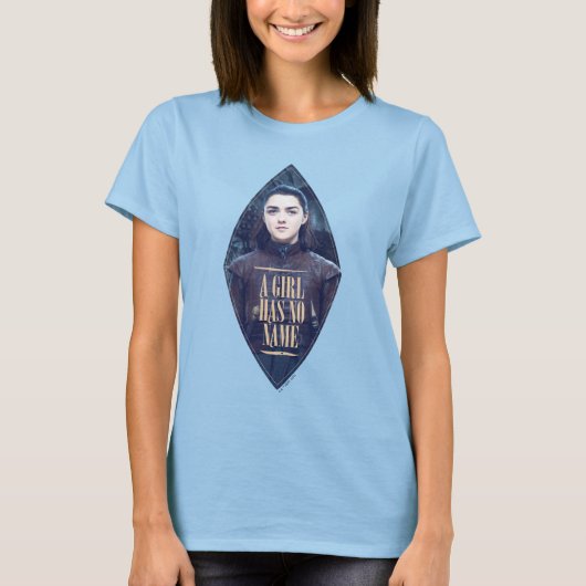 T-shirt "Une Fille N'A Pas De Nom" Arya Stark Graphic (Devant)