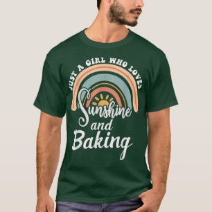 T-shirt Une fille qui aime le soleil et la cuisson