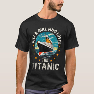 T-shirt Une fille qui aime les filles du RMS Titanic