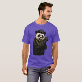 T-shirt Une fille rappeuse panda (Devant entier)