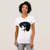 T-shirt Une Fleur Bleue (Devant entier)