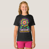 T-shirt Une fleur en papier One Mark Creative Learning (Devant entier)
