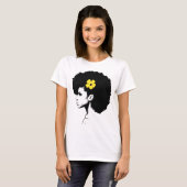 T-shirt Une Fleur Jaune (Devant entier)