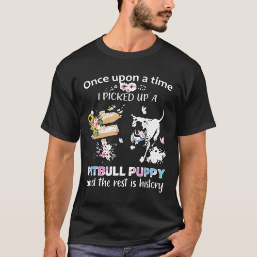 T-shirt Une fois à l'heure Pitbull (Devant)