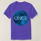 T-shirt Une fois dans une lune bleue (Design devant)