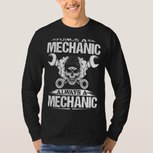 T-shirt Une Fois Mécanique Toujours Un Mécanique Automobil
