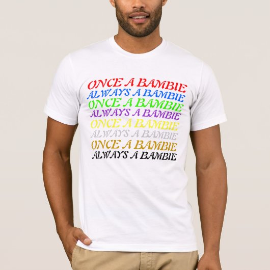 T-shirt Une fois un Bambie (Devant)