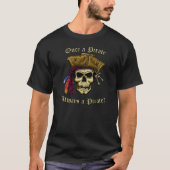 T-shirt Une fois un pirate (Devant)