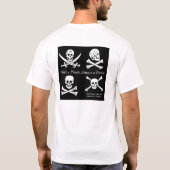 T-shirt Une fois un pirate toujours un pirate - PMYC (Dos)