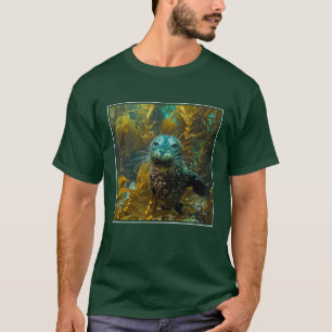 T-shirt Une forêt curieuse Santa Barbara de varech de
