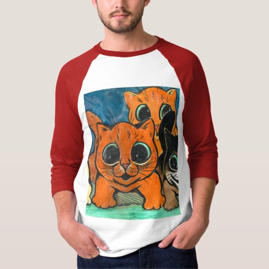 T-shirt Une foule de chats par Louis Wain (Devant)