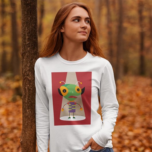 T-shirt Une fourmi Alien colorée dans Spotlight Quirky Sci