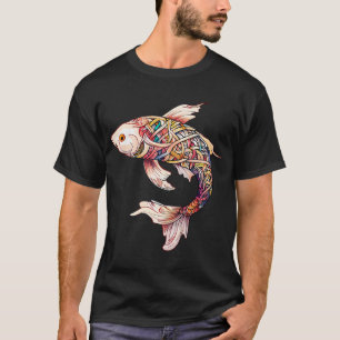 T-shirt Une frénésie de poissons colorés