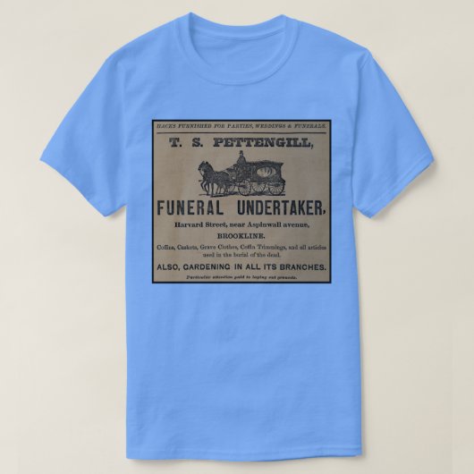 T-SHIRT UNE GRANDE ANCIENNE PUBLICITÉ POUR LES ENTREPRENEU (Design devant)