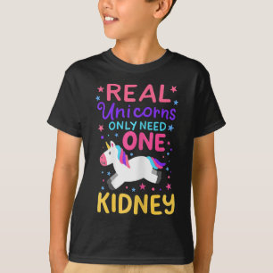 T-shirt Une greffe de rein Chirurgie rénale Cute Unicorne