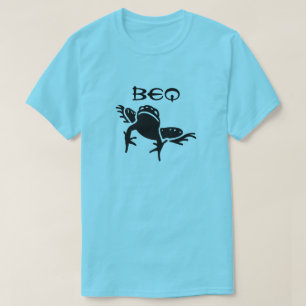 T-shirt Une grenouille et le mot kurde pour grenouille Beq