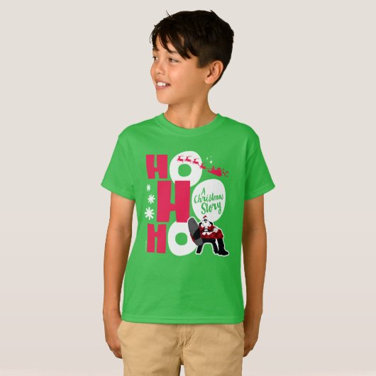 T-shirt Une histoire de Noël | Ho Ho Ho (Devant entier)