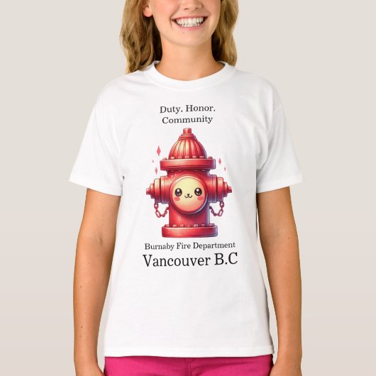 T-shirt Une hydrante joyeuse trône fièrement au soleil (Devant)