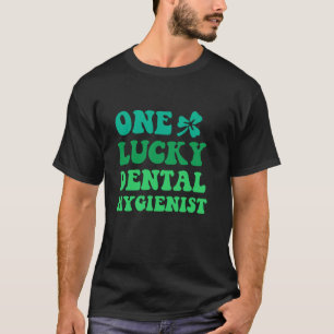 T-shirt Une hygiéniste dentaire chanceuse RDH jour de St P