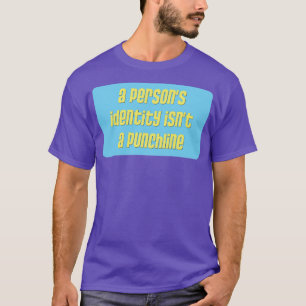 T-shirt Une Identité De Personnes Est Un Féminisme Punchli