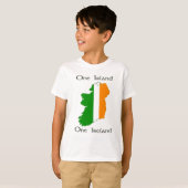 T-shirt Une île - une Irlande (Devant entier)