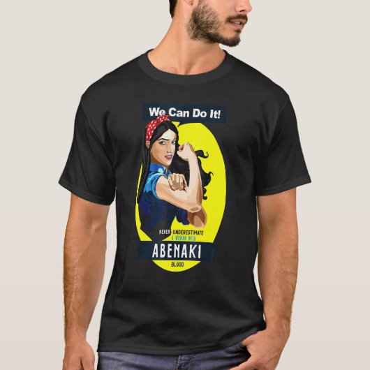 T-shirt Une Indienne Abenaki Amérindienne Ne Soutient Jama (Devant)