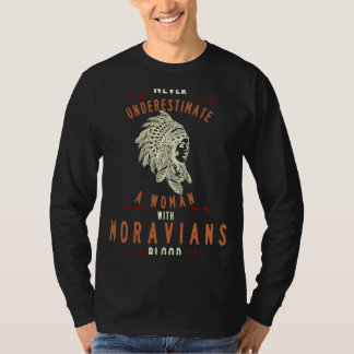 T-shirt Une Indienne Amérindienne Moravienne Jamais Inféri