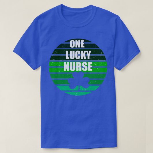 T-shirt une infirmière chanceuse (Design devant)