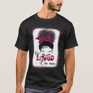 T-shirt Une infirmière Cna aimée fouillis léopard amour ma