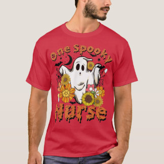 T-shirt Une infirmière Éffrayante, infirmière d'Halloween,