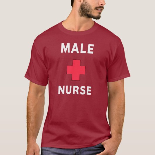 T-shirt Une infirmière masculine (Devant)