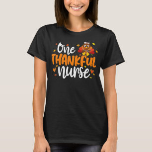 T-shirt Une Infirmière Remerciée Thanksgiving Turquie Infi