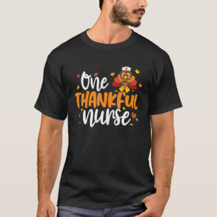 T-shirt Une Infirmière Remerciée Thanksgiving Turquie Infi