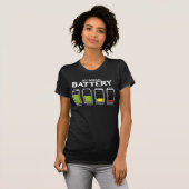 T-shirt Une introspection maladroite envers les gens Batte (Devant entier)