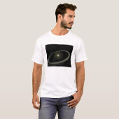 T-shirt Une jeune étoile entourée de planètes de taille ré (Devant entier)