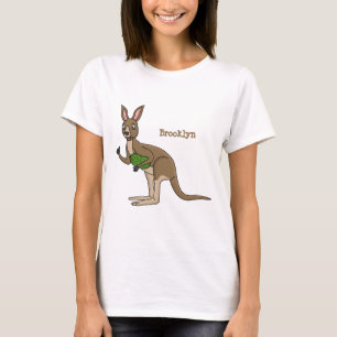 T-shirt Une jolie illustration de kangourou australien