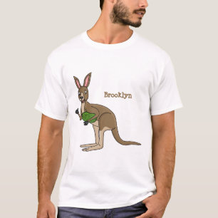 T-shirt Une jolie illustration de kangourou australien
