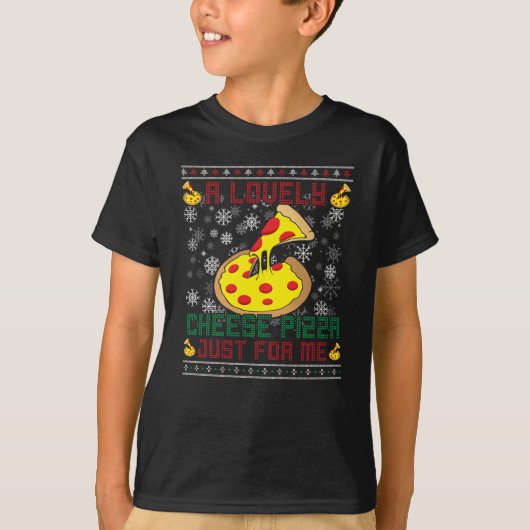 T-shirt Une jolie Pizza Au Fromage Juste Pour Moi (Devant)