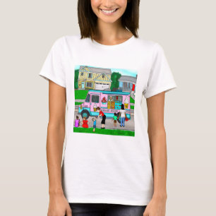 T-shirt Une journée d'été chaude Une illustration fantai