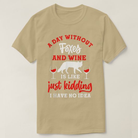 T-shirt Une journée sans vin et ennemis (Design devant)