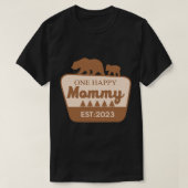 T-shirt Une joyeuse maman Happy Camper Joyeux Correspondan (Design devant)