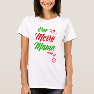 T-shirt Une joyeuses vacances de maman Shirt Christmas Mom
