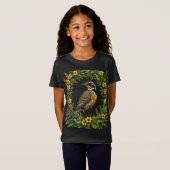 T-Shirt Une Larve Occidentale Entourée De Raisins De L'Ore (Devant entier)